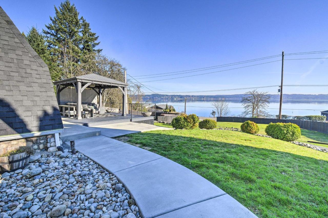Puget Sound Cabin With Hot Tub And Water Views! Bremerton Exterior foto